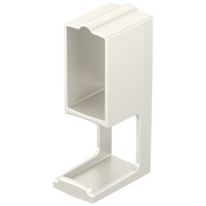 Hook for Straight-Edged Wardrobe Rail Häfele Dresscode Plastic White