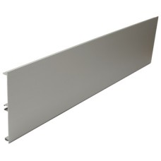 Plinth Panel Aluminium Length 3000 mm Includes finishing strip Silver anodised