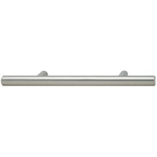 Bar Handle Steel Ø 12 mm Fixing Centres 96-456 mm Barkston Brushed nickel plated fixing centres 128 mm