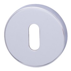 Escutcheons Standard Keyway Round Ø 52 mm Zinc Alloy RO12 Polished chrome