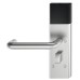 Door Terminal Set for Hotel Guest Room Doors DT 700 Dialock U-shaped lever handle satin stainless steel