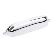 Cup Pull Handle Brass Fixing Centres 96 mm Delia Polished nickel