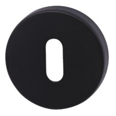 Escutcheons Standard Keyway Round Ø 52 mm Zinc Alloy RO12 Matt black painted