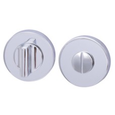 WC Release and Inside Turn Round Ø 52 mm Zinc Alloy RO12 Polished chrome