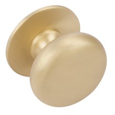 Knob Brass Ø 30-35 mm Delia Ø 30 mm - Brushed brass