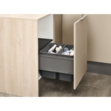 Waste Bin System Packed Set for Legrabox Ninka One2Seven For drawer width 450 mm bins included 1 x 8L & 1 x 32L