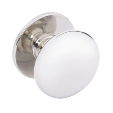 Knob Brass Ø 30-35 mm Delia Ø 30 mm - Polished nickel