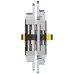 3D Hinge 180° Aluminium Zinc Diecast and Steel Tectus TE 645 3D A8 Energy 3-way continuous adjustment Matt chrome