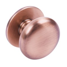 Knob Brass Ø 30-35 mm Delia Ø 30 mm - Antique copper