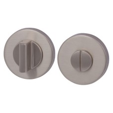 WC Release and Inside Turn Round Ø 52 mm Zinc Alloy RO12 Brushed nickel