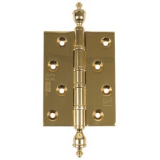 Butt Hinge Urn Finial 100 x 75 mm Brass Copper plated