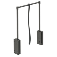 Wardrobe Lift Häfele Dresscode For internal cabinet width 440-610 mm umber grey RAL 7022
