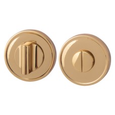 WC Release and Inside Turn Round Ø 52 mm Zinc Alloy RO14 Brushed black nickel