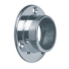 Wall Flange Socket Bar Railing System For Ø 25-51 mm tubes Ø 38 mm polished chrome finish