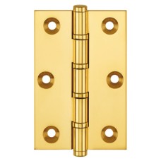 Butt Hinge Ball Bearing 76 x 50 mm Brass Copper plated