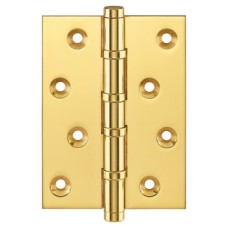 Butt Hinge Ball Bearing 100 x 75 mm Brass Copper plated