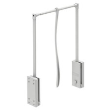 Wardrobe Lift Häfele Dresscode For internal cabinet width 440-610 mm traffic white RAL 9016