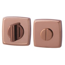 WC Release and Inside Turn Square 52 x 52 mm Zinc Alloy RO13 Rose coloured