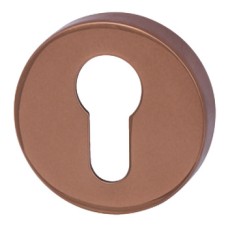 Escutcheons for Euro Profile Cylinder Round Ø 52 mm Zinc Alloy RO12 Rose coloured
