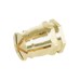 Spreading Press-Fit Sleeve Internal Thread M6 Brass for drill hole Ø: 8 mm Length 12 mm