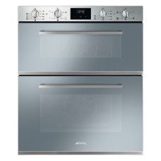 Double Oven Under Counter Multifunction Oven Smeg Cucina DUSF400S - Stainless steel