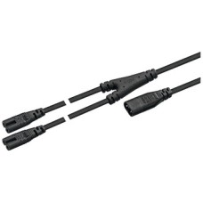 LED Extension Lead Socket at Cable C7 For use with Loox mains leads Y-extension length 2000 mm