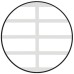 Ventilation Grille for Recess Mounting 570 x 57 mm Ventilation area 200 cm2 recessed length 540 mm white RAL 9010