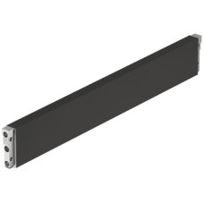 Strut for Aluminium Frame System Häfele Dresscode For holding pull out frames and equipment elements Apertures on one side umber grey