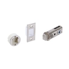 FastLatch Push Fit Privacy Bolt Backset 44 case size 60 mm satin nickel finish