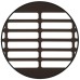 Ventilation Grille for Recess Mounting 480 x 80 mm 480 x 80 mm Ventilation area  150.4 cm2 recessed length 460 mm dark brown MC4