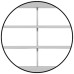 Ventilation Grille Plastic with Fixing Clips and with Louvres Over 200 cm² ventilation area Grey finish length 458 mm