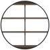 Ventilation Grille Plastic with Fixing Clips and with Louvres Over 200 cm² ventilation area Brown finish length 458 mm