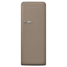 Fridge-Freezer Freestanding with Ice Compartment Total Capacity 281 Litres Smeg 50’s Style FAB28RDTP5 - Taupe right hand hinge
