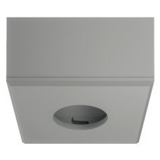 Bezel Surface Mounting for Loox LED 2090 Plastic Silver coloured square