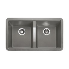 Sink Double Bowl Rangemaster Paragon Igneous Granite Rangemaster Double Bowl PAR2641 Grey