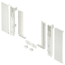 Panel Holder for Front Panel Matrix Box P For VIS internal pull outs with 92 mm drawer side height and railing Anthracite