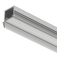 Aluminium Profile for Recess Mounting Loox5 LED Flexible Strip Lights 1105 Length 3000 mm depth 11.5 mm diffuser width 11 mm Silver coloured