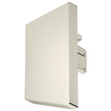End Caps Plastic for Loox5 Aluminium Profile 2104 Plastic Brushed stainless steel coloured