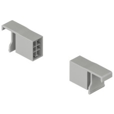 Rectangular Cross Rail for Pull Out Door Front Fixing and VIS Internal Pull Out Matrix Box P Plastic Silver
