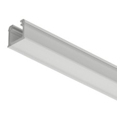 Plastic Profile for Recess Mounting Loox 5 LED Strip Lights 1101 Length 3000 mm internal width 8 mm White