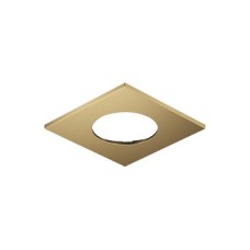 Bezel Recess Mounting for Loox LED 2025 and Loox5 LED 2091/2092/3091/3092 Square Brass coloured