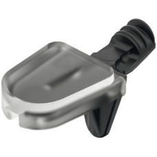 Shelf Support Plug in for Glass Shelves For Ø 5 mm Holes Black Passivated Transparent Support