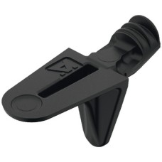 Shelf Support Plug in for Wooden Shelves and for Ø 5 mm Holes Steel black passivated