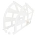 Shoe Rack Fitting Set Suitable for 3 Shelves For screw mounting to drawer front White (RAL 9010) finish