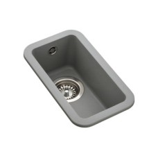 Sink Half Bowl Rangemaster Paragon Igneous Granite Dove grey