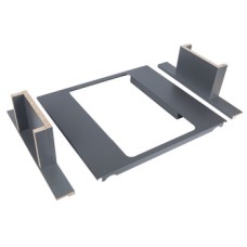 Flexible Hanging Frame for Blum Legrabox Ninka One2Seven Waste Bin System For cabinet width 450 mm Dark grey