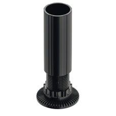 Foot and Shaft Section for Häfele AXILO™ 48 Plinth System Installation height 120 mm adjustment facility 105-140 mm