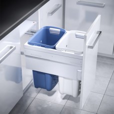 Laundry-Carrier Hailo Built-in depth 528 mm For cabinet width 450 mm 2 x 33 litres