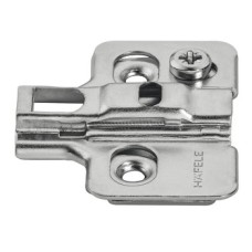 Mounting Plate Cruciform for use with Hospa Countersunk Screws Häfele Metalla 310 For quick fixing hinges Height 4 mm
