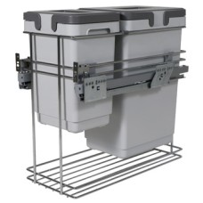 Pull Out Waste Bin Over Extension Kombi 1 x 20 1 x 9 litre bins for cabinet width: 300 mm
